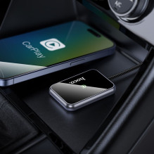 Belaidis „CarPlay“ adapteris „Hoco“ USB A / USB C HU1, juodas
