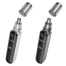 Nose hair trimmer Hoco with display HP33 metal gray
