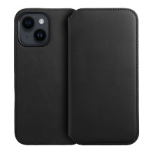 Flip case for iPhone 15 PLUS Dual Pocket Book black