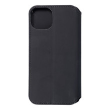 iPhone 15 PLUS dėklas su dviem kišenėmis, juodas iPhone 15 PLUS dėklas su dviem kišenėmis, juodas