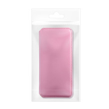 Flip case for iPhone 15 PLUS Dual Pocket Book light pink
