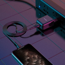 Phone charger Hoco USB A 2A 10W + cable USB A to Lightning N2 black