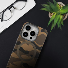 Case for iPhone 16 PLUS Forcell F-Protect Levels Dual Layer 4D technology compatible with Magsafe Military Drop-Test des