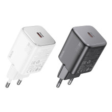 Telefono įkroviklis Hoco USB C QC PD 20W N40 juodas