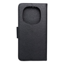 Atverčiamas dėklas Xiaomi Redmi NOTE 14 PRO 5G / 14 PRO PLUS 5G Fancy Book, juodas Atverčiamas dėklas Xiaomi Redmi NOTE 14 PRO 5G / 14 PRO PLUS 5G Fancy Book, juodas