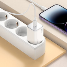 Phone charger Hoco USB C QC PD 20W + cable USB C to Lightning N40 white