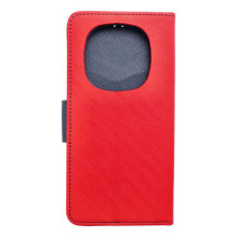 Atverčiamas dėklas, skirtas „Xiaomi Redmi NOTE 14 PRO 5G / 14 PRO PLUS 5G Fancy Book“, raudonas / tamsiai mėlynas Atverčiamas dėklas, skirtas „Xiaomi Redmi NOTE 14 PRO 5G / 14 PRO PLUS 5G Fancy Book“, raudonas / tamsiai mėlynas