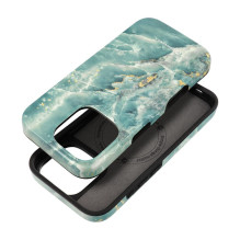 Case for iPhone 15 PRO MAX Forcell F-Protect Mirage compatible with Magsafe Military Drop-Test green marble Case for iPhone 15 PRO MAX Forcell F-Protect Mirage compatible with Magsafe Military Drop-Test green marble