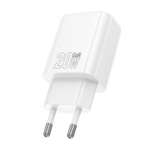 Telefono įkroviklis Hoco USB C QC PD 20W N60 baltas