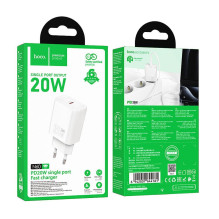 Phone charger Hoco USB C QC PD 20W N60 white