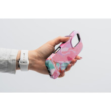 Case for iPhone 15 PRO MAX Forcell F-Protect Mirage compatible with Magsafe Military Drop-Test pink marble