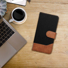 Flip case for iPhone 17 AIR Jeans Book black