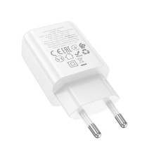 Telefono įkroviklis Hoco USB C QC PD 30W N62 baltas