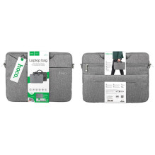 Nešiojamojo kompiuterio krepšys / planšetinis kompiuteris / netbook 15,6" Hoco GT4 abrikosų pilkos spalvos