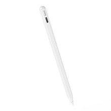 Talpinis rašiklis iPad Active Hoco su apsaugos nuo pametimo funkcija 130 mAh GM112 baltas