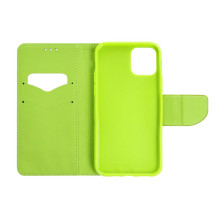 Flip case for Samsung A57 Fancy Book navy blue / lime Flip case for Samsung A57 Fancy Book navy blue / lime