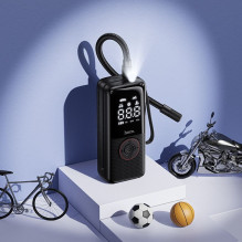 Automobilinis kompresorius Hoco belaidis 4000mAh ZP18 juodas Automobilinis kompresorius Hoco belaidis 4000mAh ZP18 juodas