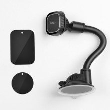 Magnetinis automobilio telefono laikiklis Hoco priekiniam stiklui / prietaisų skydeliui CA55, juodas Magnetinis automobilio telefono laikiklis Hoco priekiniam stiklui / prietaisų skydeliui CA55, juodas