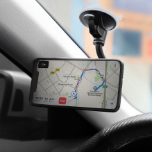 Magnetinis automobilio telefono laikiklis Hoco priekiniam stiklui / prietaisų skydeliui CA55, juodas Magnetinis automobilio telefono laikiklis Hoco priekiniam stiklui / prietaisų skydeliui CA55, juodas