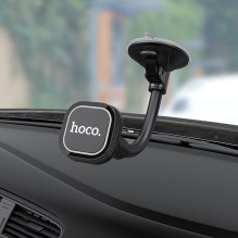 Magnetinis automobilio telefono laikiklis Hoco priekiniam stiklui / prietaisų skydeliui CA55, juodas Magnetinis automobilio telefono laikiklis Hoco priekiniam stiklui / prietaisų skydeliui CA55, juodas