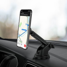 Magnetinis automobilio telefono laikiklis Hoco priekiniam stiklui / prietaisų skydeliui CA67, juodas