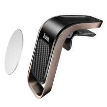 Magnetinis automobilio telefono laikiklis Hoco oro išleidimo angai CA74 juodas ir pilkas Magnetinis automobilio telefono laikiklis Hoco oro išleidimo angai CA74 juodas ir pilkas