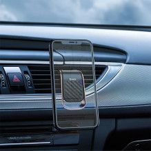 Magnetic car phone holder Hoco air vent CA74 black and gray