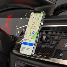 Magnetinis automobilio telefono laikiklis Hoco oro išleidimo angai CA81 juodas