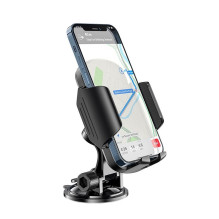 Car phone holder Hoco windshield / dashboard CA82 black Car phone holder Hoco windshield / dashboard CA82 black