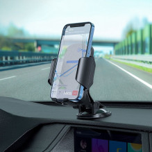 Car phone holder Hoco windshield / dashboard CA82 black Car phone holder Hoco windshield / dashboard CA82 black
