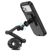 Telefono laikiklis dviračiui / motociklui Hoco CA101 juodas