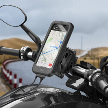 Phone holder for bike / motorcycle Hoco CA101 black