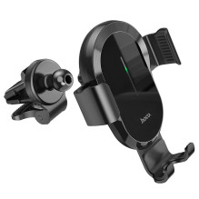 Wireless car phone holder Hoco 15 W air vent CA105 black