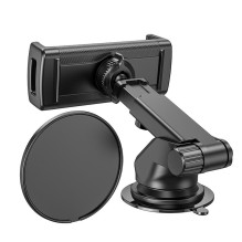 Car phone holder Hoco windshield / dashboard CA120 black Car phone holder Hoco windshield / dashboard CA120 black