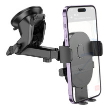 Car phone holder Hoco windshield / dashboard H19 black