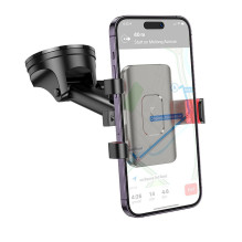 Car phone holder Hoco windshield / dashboard H22 black