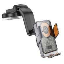 Wireless car phone holder Hoco 15 W windshield / dashboard HW8 black
