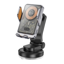 Wireless car phone holder Hoco 15 W windshield / dashboard HW8 black