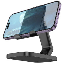 HOCO stalinis stovas išmaniajam telefonui HD8, juodas HOCO stalinis stovas išmaniajam telefonui HD8, juodas