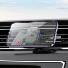 Magnetinis automobilio telefono laikiklis Hoco oro išleidimo angai H29 juodas Magnetinis automobilio telefono laikiklis Hoco oro išleidimo angai H29 juodas