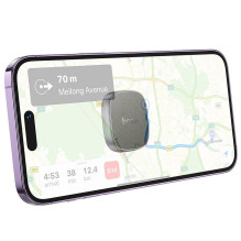 Magnetinis automobilio telefono laikiklis Hoco prietaisų skydeliui H52 pilkas Magnetinis automobilio telefono laikiklis Hoco prietaisų skydeliui H52 pilkas