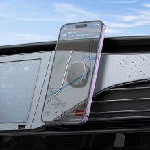 Magnetic car phone holder Hoco dashboard H52 gray