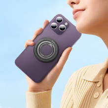 HOCO magnetinis mobiliojo telefono žiedo laikiklis GH3 juodas