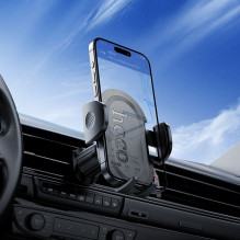 Automobilinis telefono laikiklis Hoco oro išleidimo angai H53 juodas