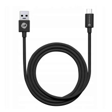 Cable USB A to Micro USB Forcell F-Energy 2,4A Tube 1 m C321 black