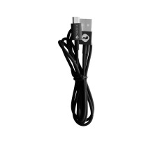 USB A tipo į Micro USB laidas Forcell F-Energy 2,4A, 1 m, C321, juodas