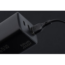 USB A tipo į Micro USB jungtį keitiklis Blue Star 2A ECO 1 m, juodas, PJ68-23-2