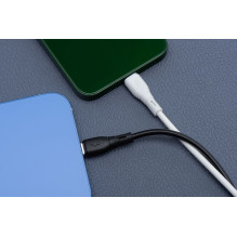 Cable USB A to Micro USB Blue Star 2A ECO 1 m PJ68-23-2 black Cable USB A to Micro USB Blue Star 2A ECO 1 m PJ68-23-2 black
