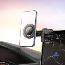 Magnetinis automobilio telefono laikiklis Hoco prietaisų skydeliui H57 juodas