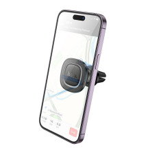 Magnetinis automobilio telefono laikiklis Hoco oro išleidimo angai H72 juodas ir pilkas